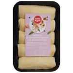 Frozen Pancakes with Sweet Cottage Cheese and Raisins