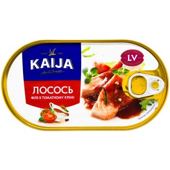 Лосось Kaija філе в томатному кремі 170г - купити, ціни на NOVUS - фото 3