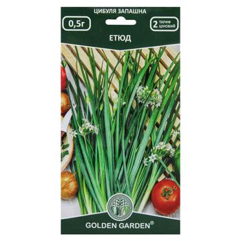 Golden Garden Etude Fragrant Onions Seeds 0.5g - buy, prices for MegaMarket - photo 1