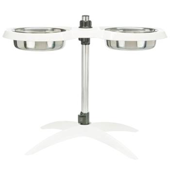 Trixie Double Stainless Steel Bowls on Stand 2x1600ml 21cm - buy, prices for MasterZoo - photo 3