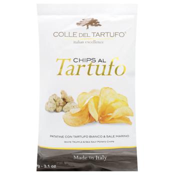 Чипси Colle Del Tartufo Білий трюфель з морською сіллю картопляні 90г