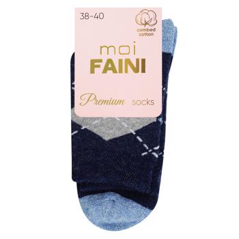 Moi Faini Terry Women's Socks s.38-40 Blue - buy, prices for NOVUS - photo 1