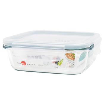 Емкость для хранения стеклянная с пластиковой крышкой - купить, цены на Таврия В - фото 1