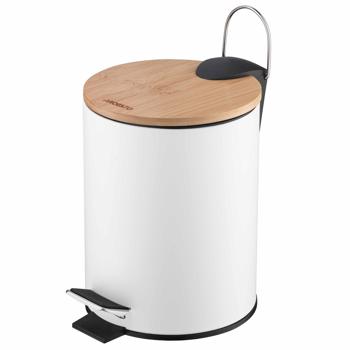 Відро для сміття Ardesto Minimalism з педаллю біле 3л - купити, ціни на За Раз - фото 1