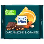 Ritter Sport Orange Almond Dark Chocolate 100g