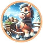 Пряник Добрик Символ года с белым шоколадом