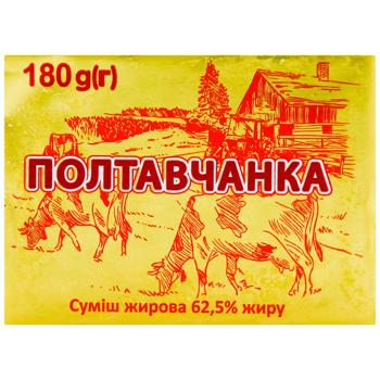 Poltavchanka Mix of Cream and Vegetable 62.5% 180g - buy, prices for EKO Market - photo 3