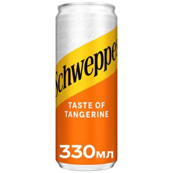 Schweppes Tangerine Sparkling Drink 0.33l - buy, prices for Ideal - photo 1
