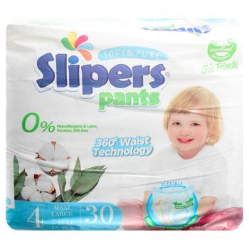 Подгузники-трусики Slipers EP-204 4 Maxi 7-18кг 30шт - купить, цены на Таврия В - фото 3