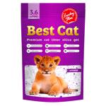 Наповнювач гігієнічний Best Cat для котів cилікагелевий з ароматом лаванди 3,6л