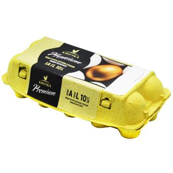 Kvochka Premium Chicken Eggs C0 10pcs - buy, prices for ULTRAMARKET - photo 1