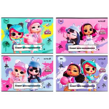 Тетрадь для рисования Kite LOL 24 листа - купить, цены на Auchan - фото 1