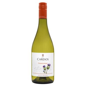 Вино Dona Paula Los Cardos Chardonnay Mendoza біле сухе 13% 0,75л - купити, ціни на NOVUS - фото 1
