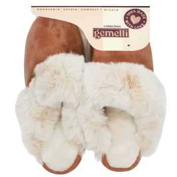 Тапочки домашние женские Gemelli Пушистик р.36-41 - купить, цены на NOVUS - фото 3