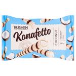 Roshen Konafetto Wafer Rolls with Coconut Filling 140g