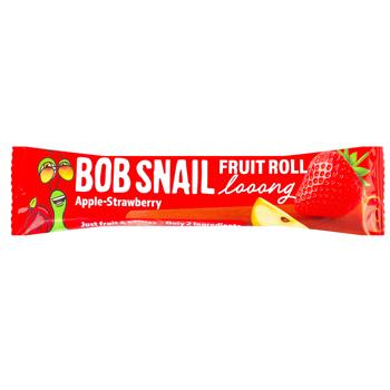 Цукерка Bob Snail Дооовга Яблуко-полуниця 15г