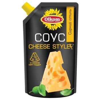 Olkom Cheese Style Mayonnaise Sauce 30% 180g - buy, prices for NOVUS - photo 1