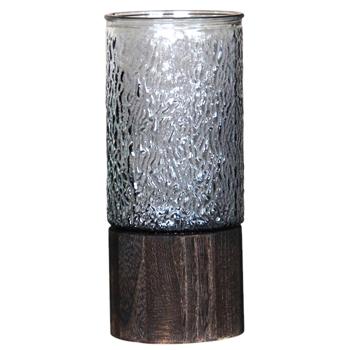 Crystal Issotta Glass Vase 25cm