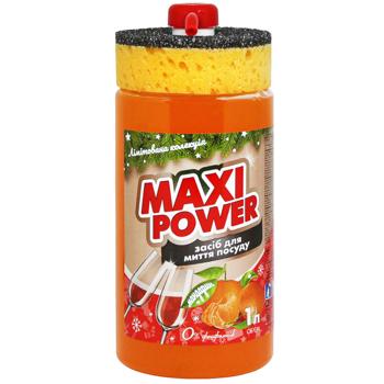 Засіб для миття посуду Maxi Power 1л в асортименті - купити, ціни на КОСМОС - фото 1