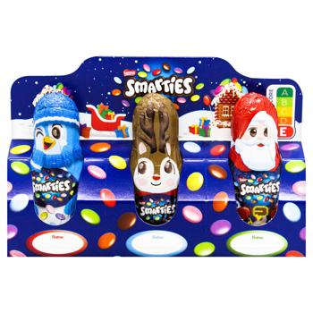 Smarties Christmas Mix Chocolate Figure 3x18.7g - buy, prices for Auchan - photo 3