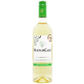 Вино Baron Philippe de Rothschild Mouton Cadet Sauvignon Blanc белое сухое 12% 0,75л - купить, цены на WINETIME - фото 1