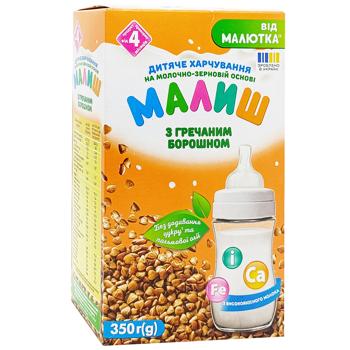 Malysh Infant Formula on Milk-Grain Basis with Buckwheat Flour from 4 months 350g - buy, prices for Auchan - photo 2