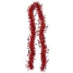 Actuel Red Tinsel with Lollipops 10cm 2m