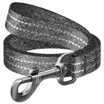 Повідець для собак COLLAR WAUDOG Світловідбиваючий L-XL - сірий