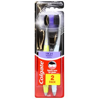 Colgate High Density Toothbrush with Charcoal 2pcs - buy, prices for COSMOS - photo 4