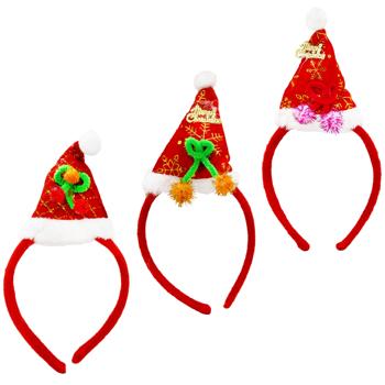 Прикраса д/свята Carnival Обідок Новорічний ковпак МА37 - купити, ціни на За Раз - фото 1