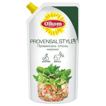 Olkom Provensal Style Mayonnaise 67% 295g - buy, prices for NOVUS - photo 1