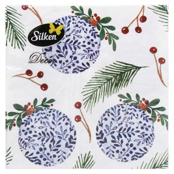 Silken Balls Toys 3-Ply Table Napkins 33x33cm 18pcs - buy, prices for ULTRAMARKET - photo 2