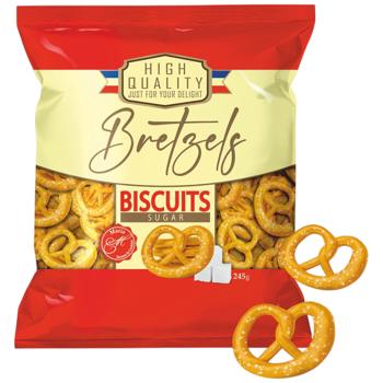 Maria Bretzels Crackers with Sugar 245g - buy, prices for Epicentr FOOD - photo 1