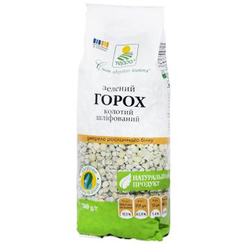 Горох зелений Терра колотий шліфований 500г - купити, ціни на КОСМОС - фото 1