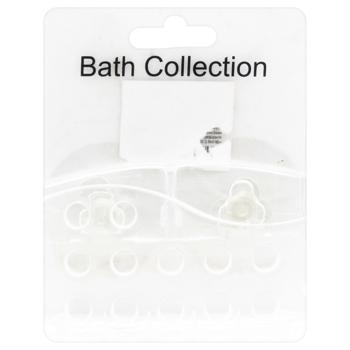 Bath Collection Soap Sponge Holder Transparent Self-Adhesive Installation FZJ-18-34772