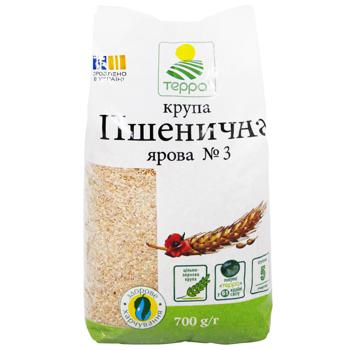 Terra №3 Spring Wheat Groats 700g - buy, prices for COSMOS - photo 2