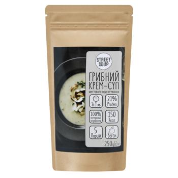 Street Soup Mushroom Cream Soup 250g - buy, prices for MegaMarket - photo 1