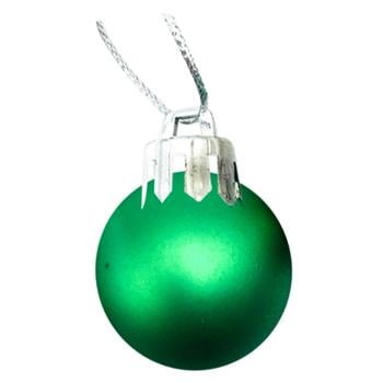 Bezant Green Plastic Christmas Tree Ball 4cm in assortment - buy, prices for METRO - photo 2