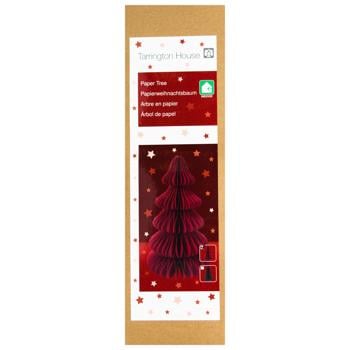 Tarrington House Red Paper Christmas Tree 35cm - buy, prices for METRO - photo 1