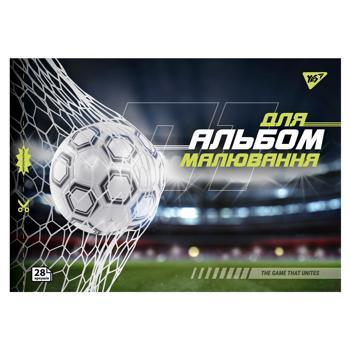 Тетрадь для рисования Yes Football с перфорацией А4 28 листов - купить, цены на - фото 2