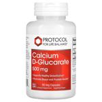 Protocol for Life Balance Calcium D-Glucarate 500mg 90 capsules