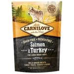 Carnilove Dry Food with Salmon and Turkey for Adult Dogs of Large Breeds 1.5kg