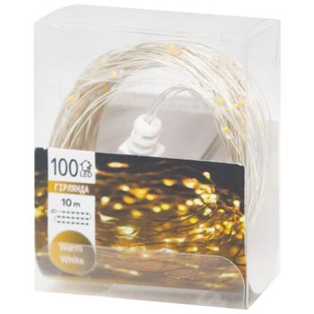Электрогирлянда Проволока LED 100 ламп от usb - купить, цены на МегаМаркет - фото 1