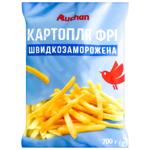 Картофель фри Auchan быстрозамороженный 700г