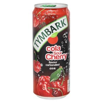 Tymbark Cola-Sour Cherry Carbonated Drink 0.33l - buy, prices for NOVUS - photo 1