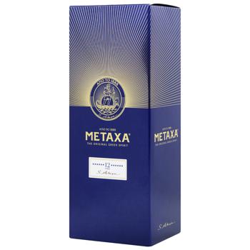 Напій алкогольний Metaxa 12 років 40% 0,7л - купити, ціни на КОСМОС - фото 3