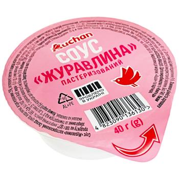 Соус Auchan Журавлина 40г - купити, ціни на Auchan - фото 1