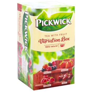 Чай чорний PickWick зі шматочками фруктів та ягодами 4 види 1,5г*20шт - купити, ціни на Ідеал - фото 3