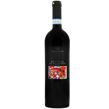 Вино Piantaferro Primitivo di Manduria красное сухое 14% 0,75л - купить, цены на AlcoHub - фото 1