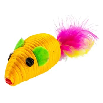 Pet Fun Мишка іграшка для котів 13 см - колір в асортименті - купити, ціни на MasterZoo - фото 1
